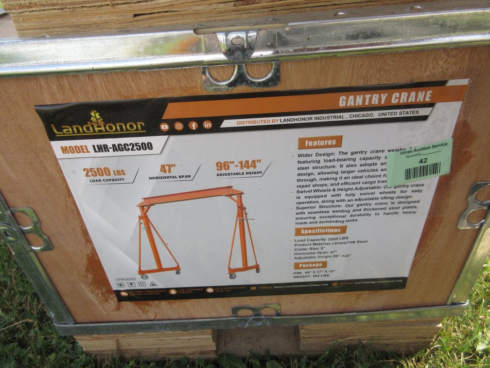 Land Honor Gantry Crame