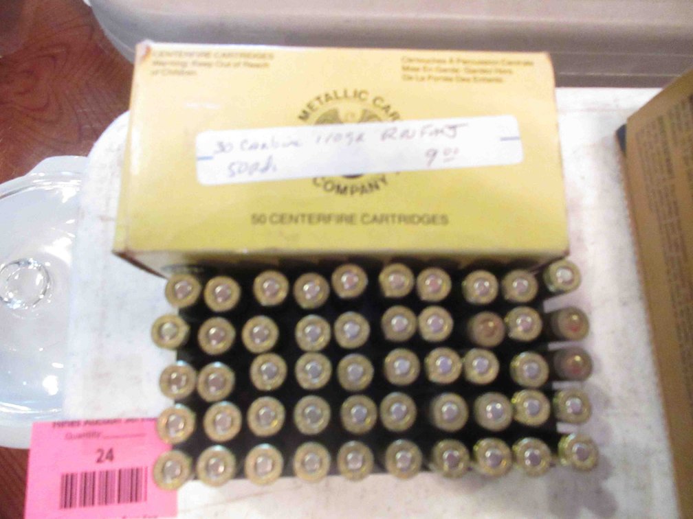(50) Rounds of .30-Caliber ammunition