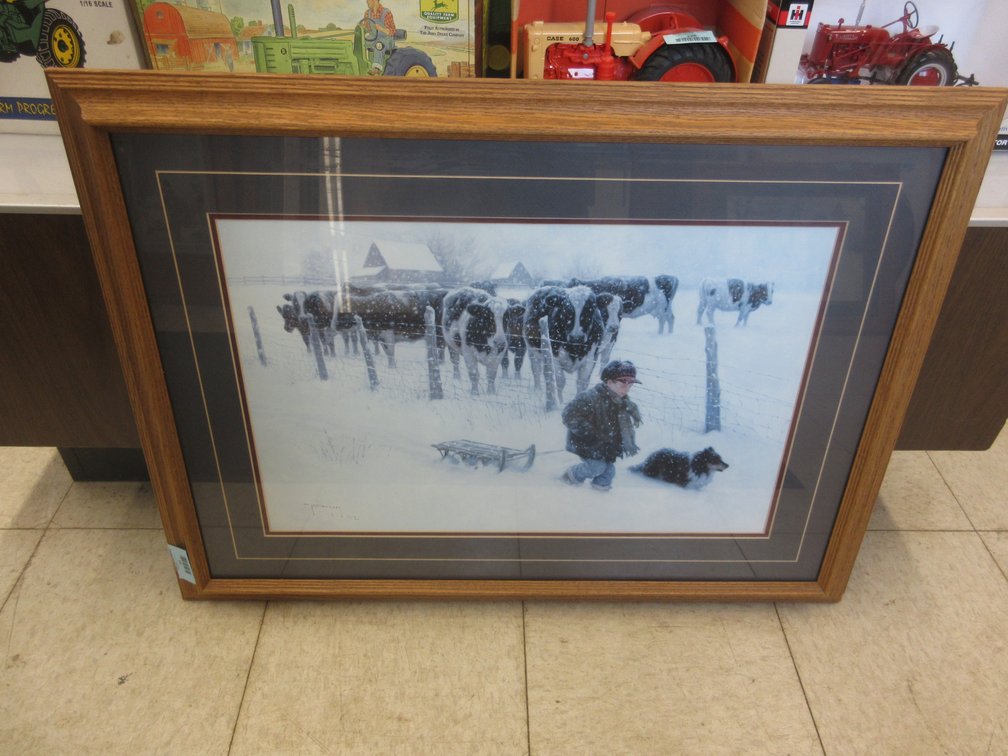 Framed Robert Duncan "Curious Onlookers" print