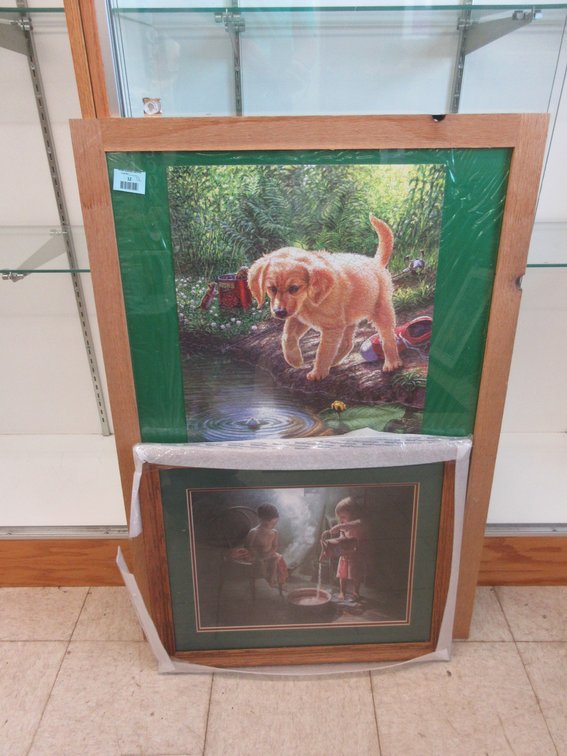 (2) Framed items