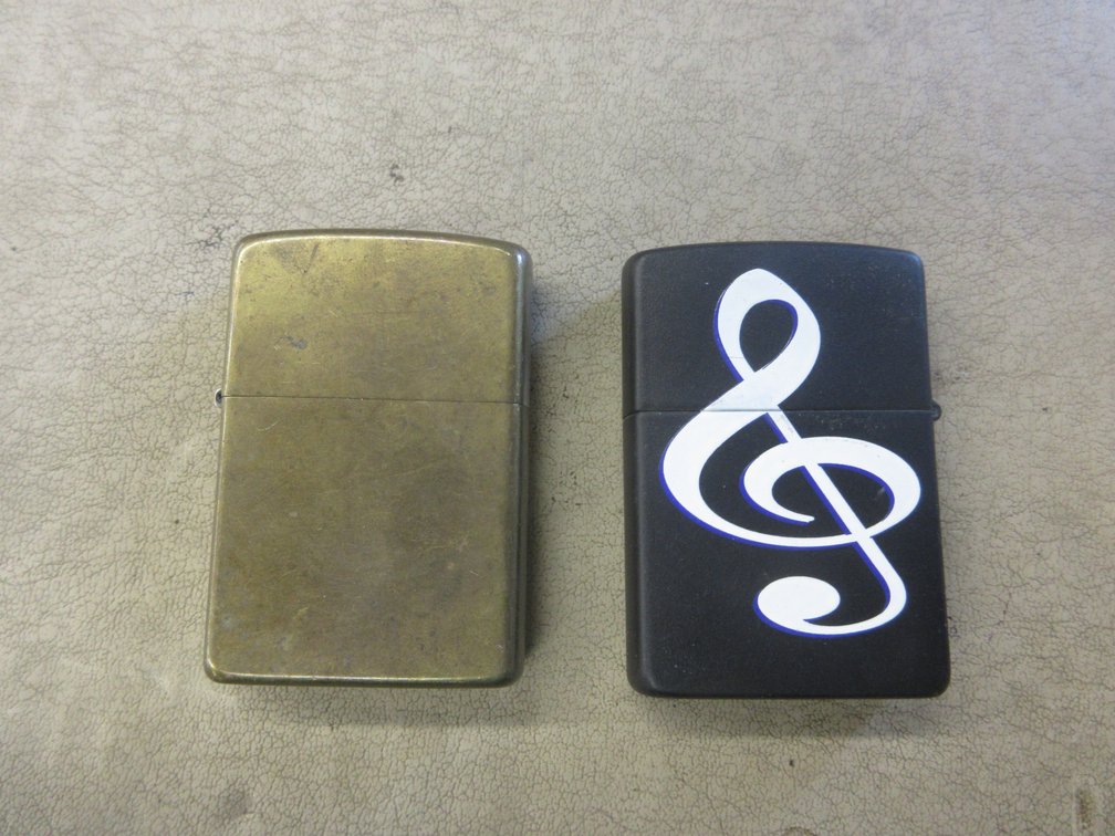 (2) Vintage Zippo lighters