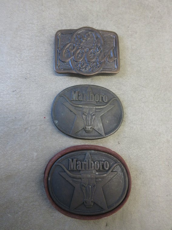(3) Belt buckles