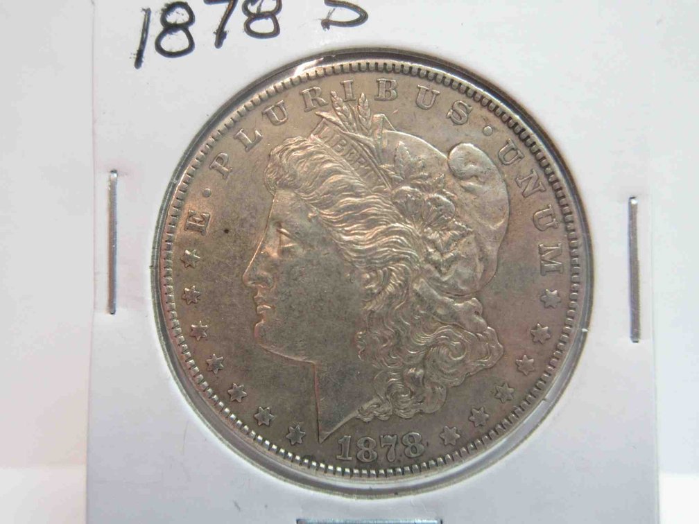 1878-S Morgan dollar