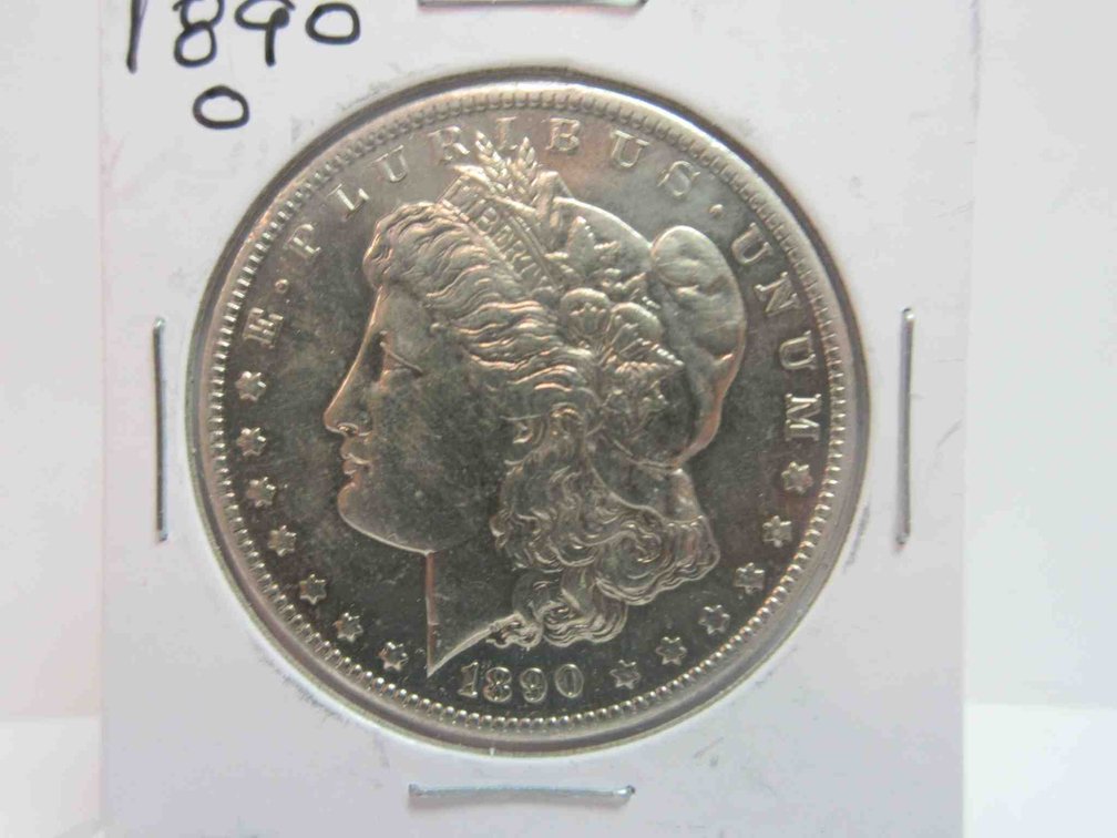 1890-O Morgan dollar