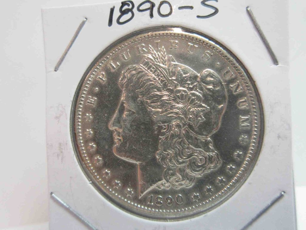 1890-S Morgan dollar