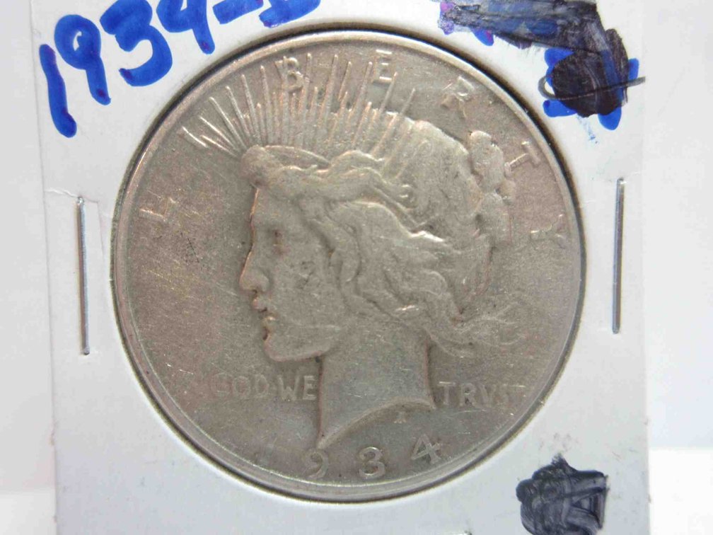 1934-D Peace dollar