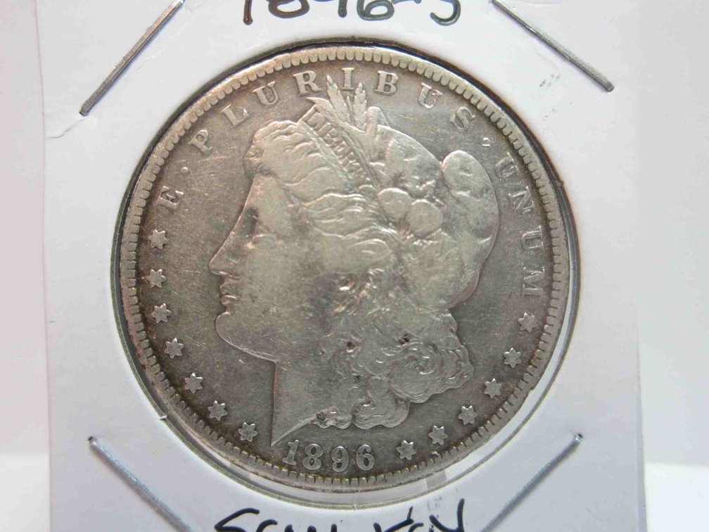 1896-S Morgan dollar