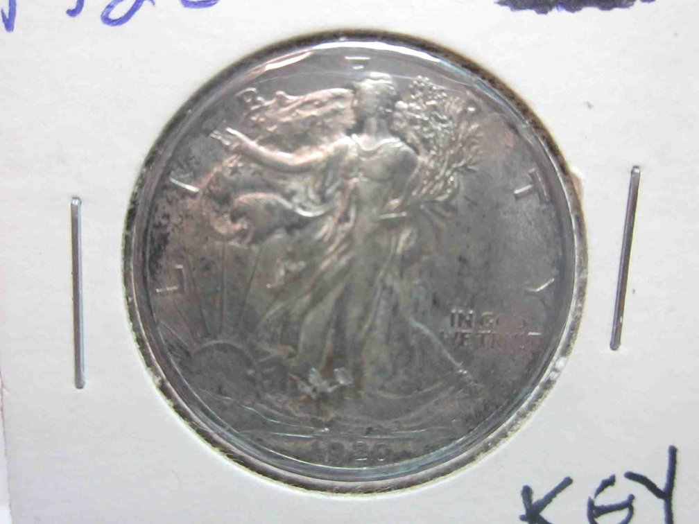 1920 Walking Liberty half dollar
