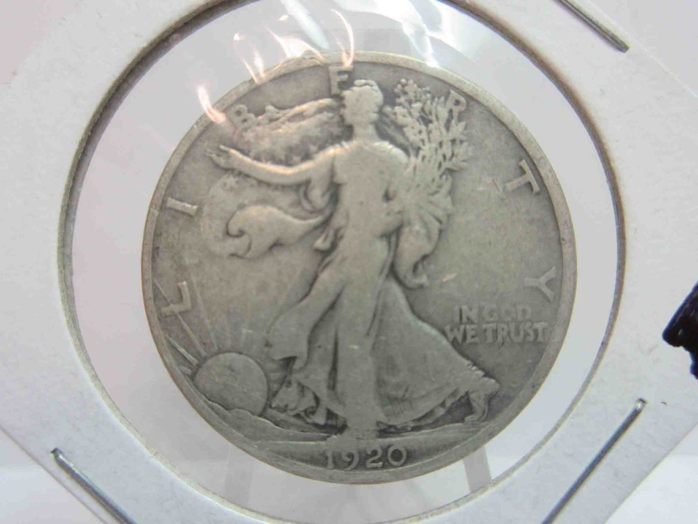 1920-S Walking Liberty half dollar