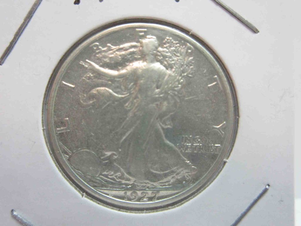 1927-S Walking Liberty half dollar