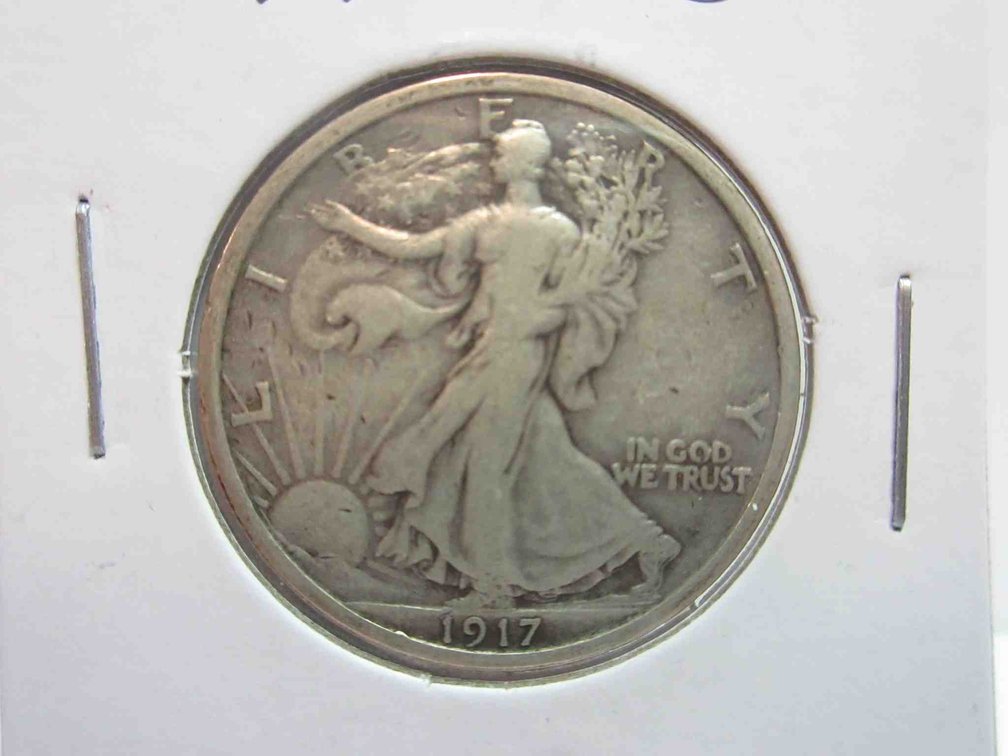 1917 Walking Liberty half dollar
