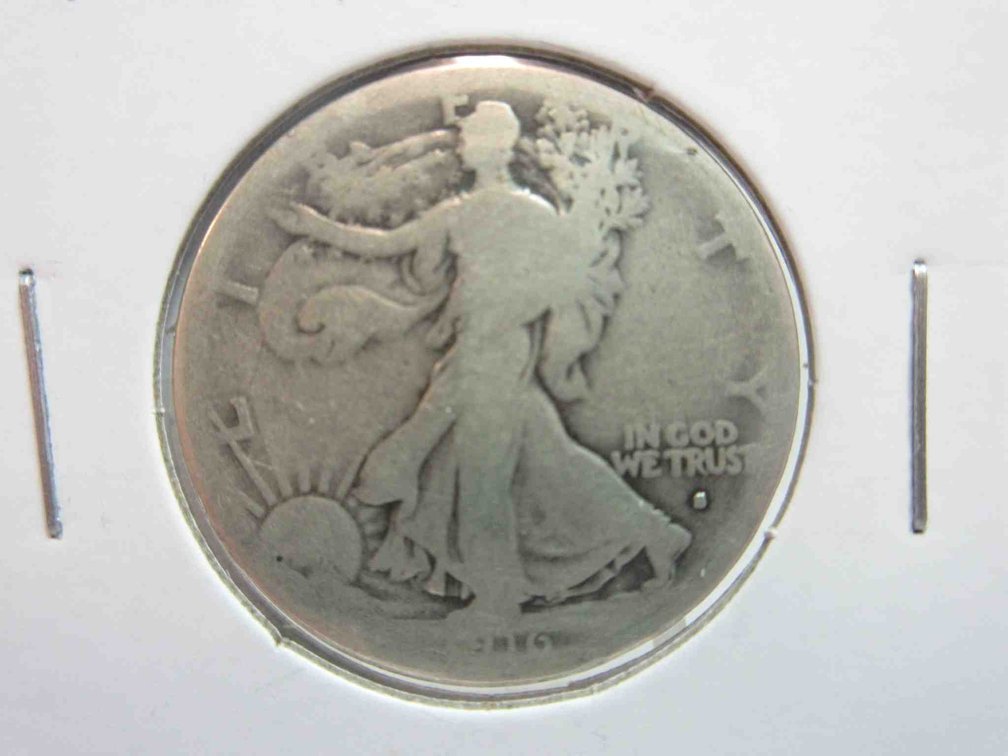 1916-S Walking Liberty half dollar