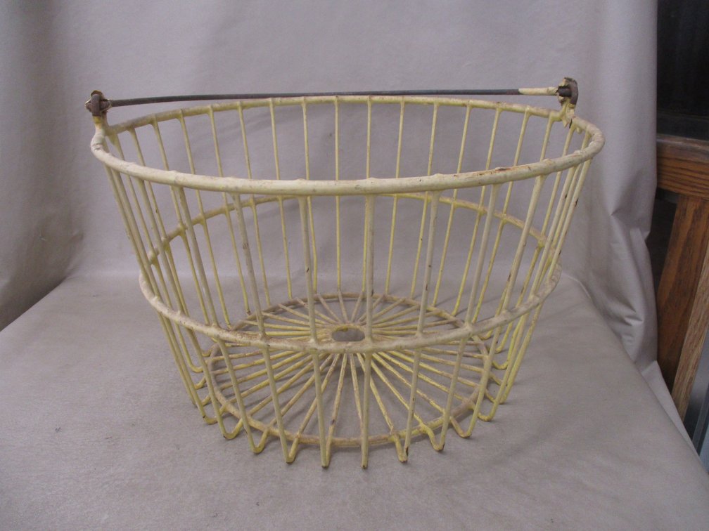 Coated wire egg basket