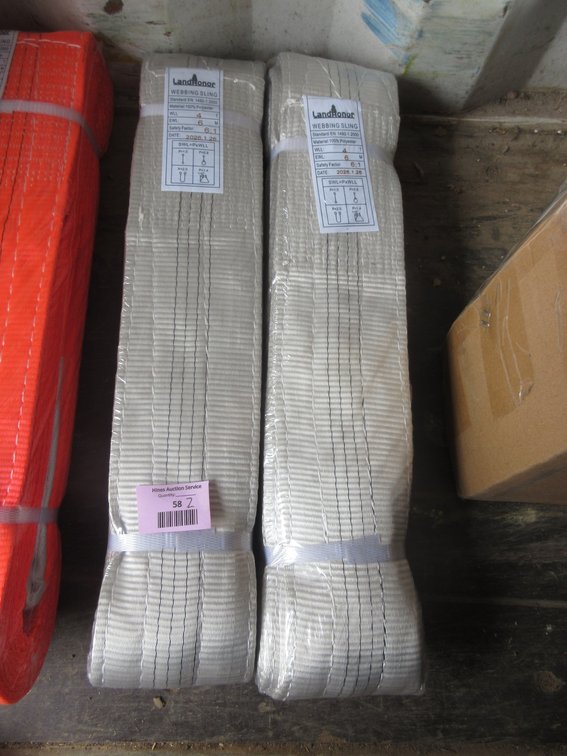 (2) Webbing slings