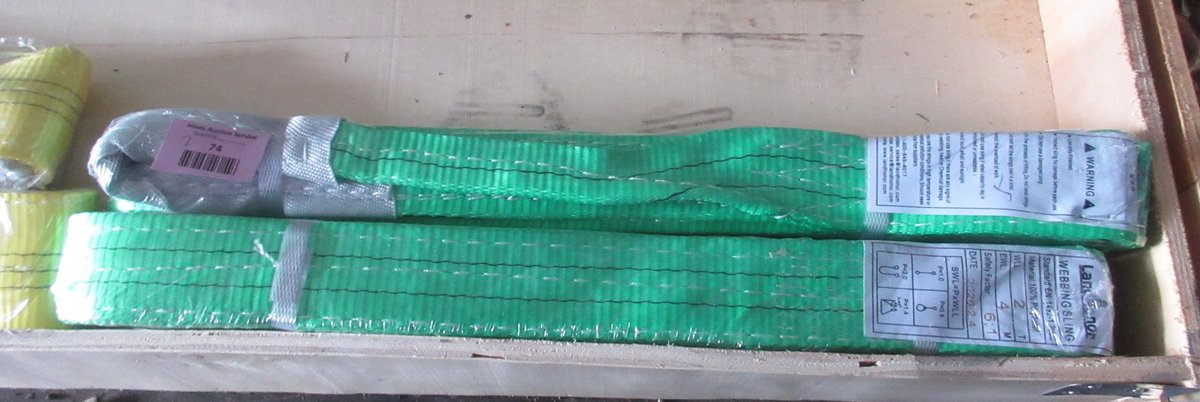 (2) Webbing slings