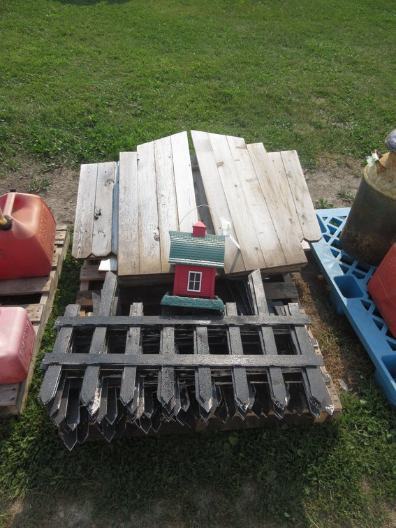 Group on pallet