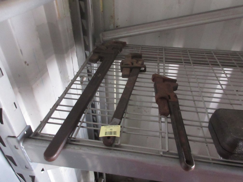 (3) Trimo Pipe wrenches