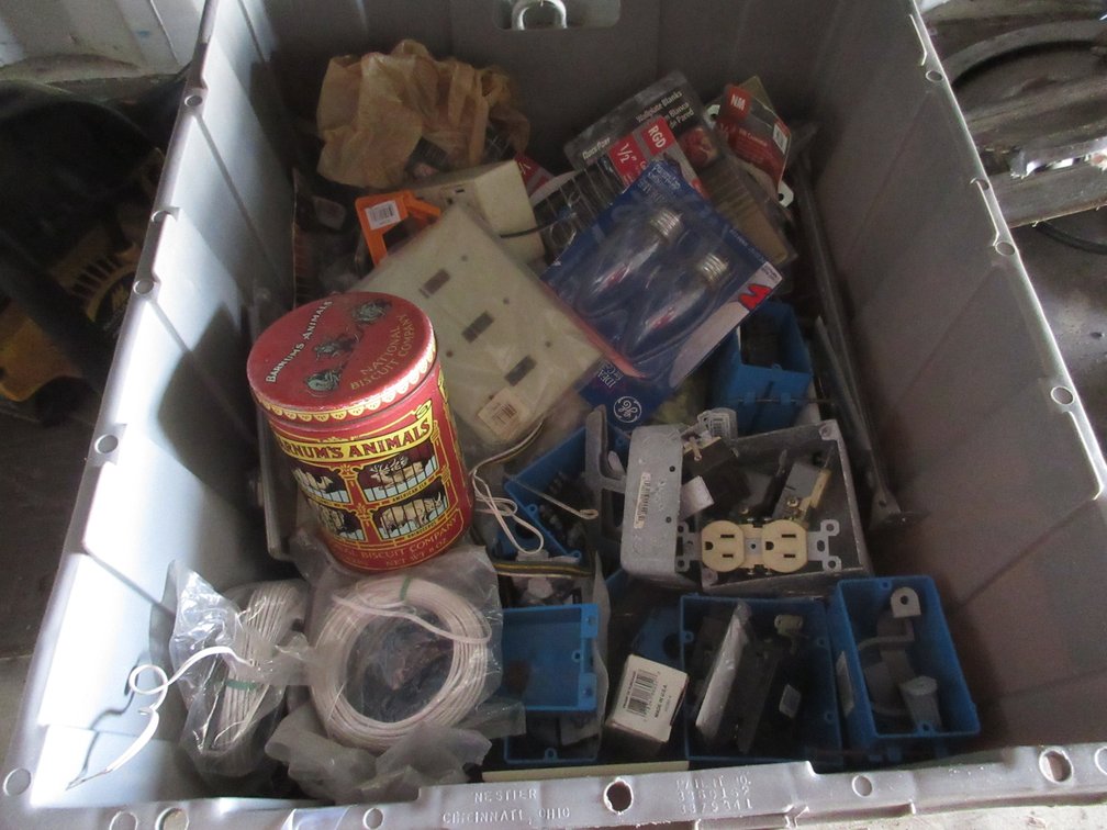 Tote with contents