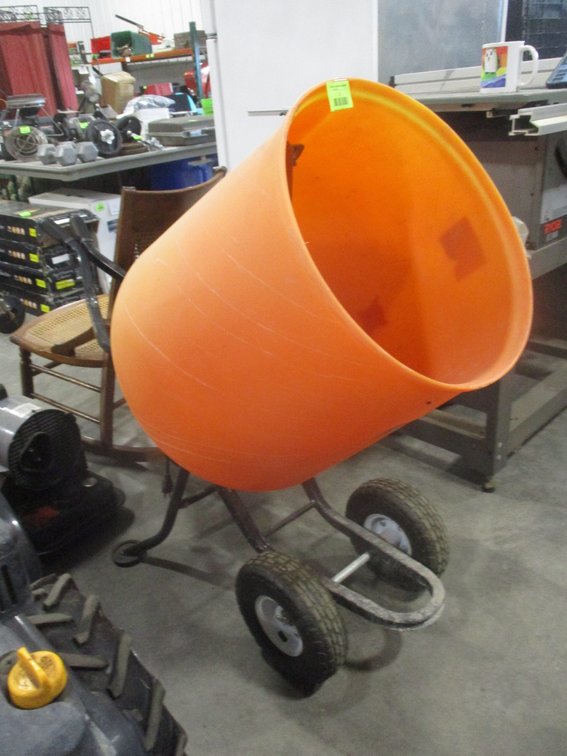 Kushlan Model 350 electric concrete mixer