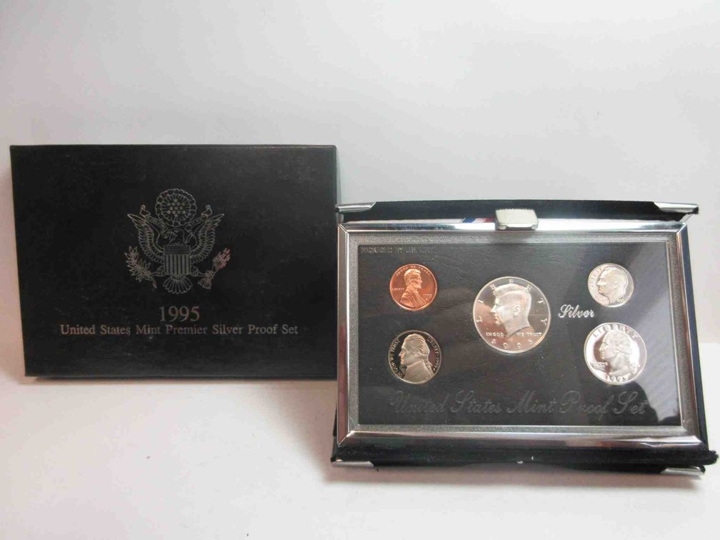 1995-S US Silver premier proof set