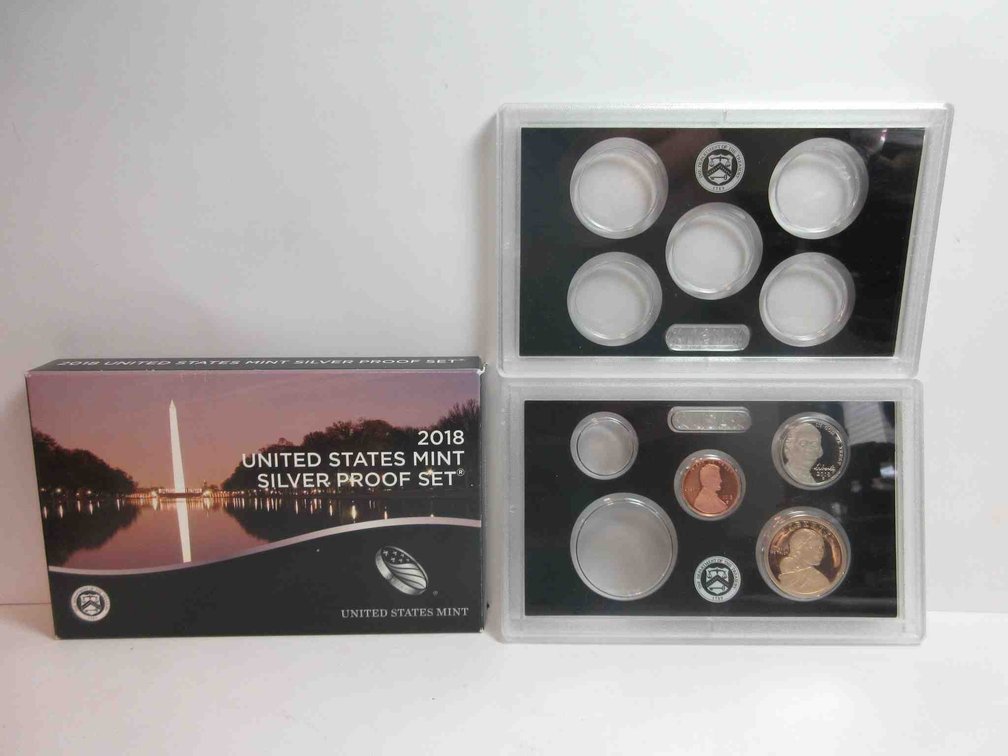 2018-S US Silver proof set (incomplete)
