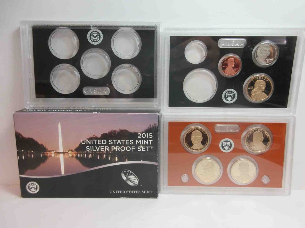 2015-S US Silver proof set (incomplete)