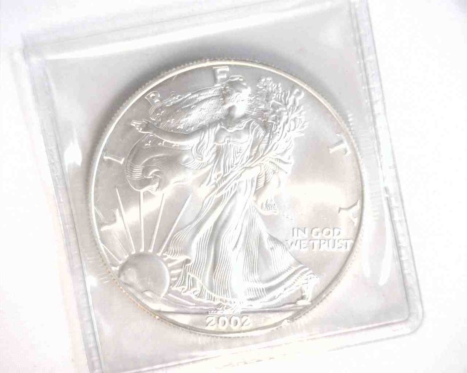 2002 US $1 Silver Eagle