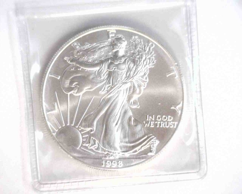 1998 US $1 Silver Eagle