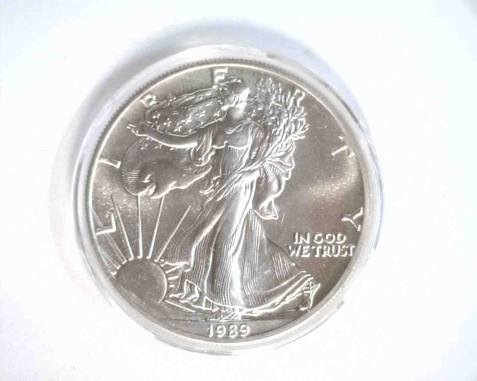 1989 US $1 Silver Eagle