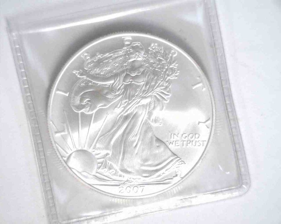 2007 US $1 Silver Eagle
