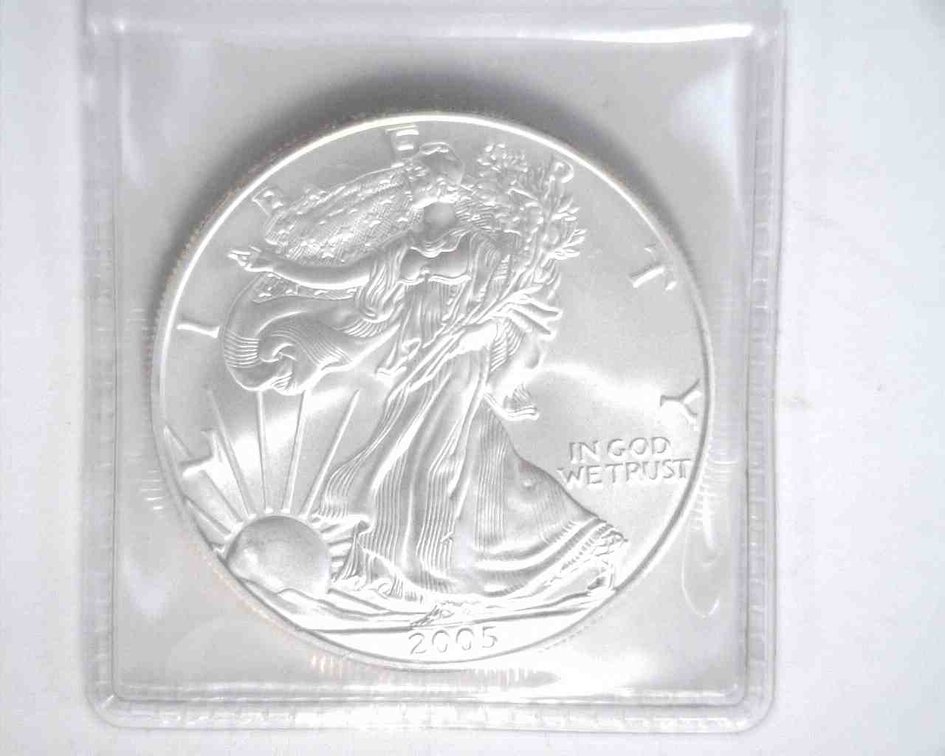 2005 US $1 Silver Eagle