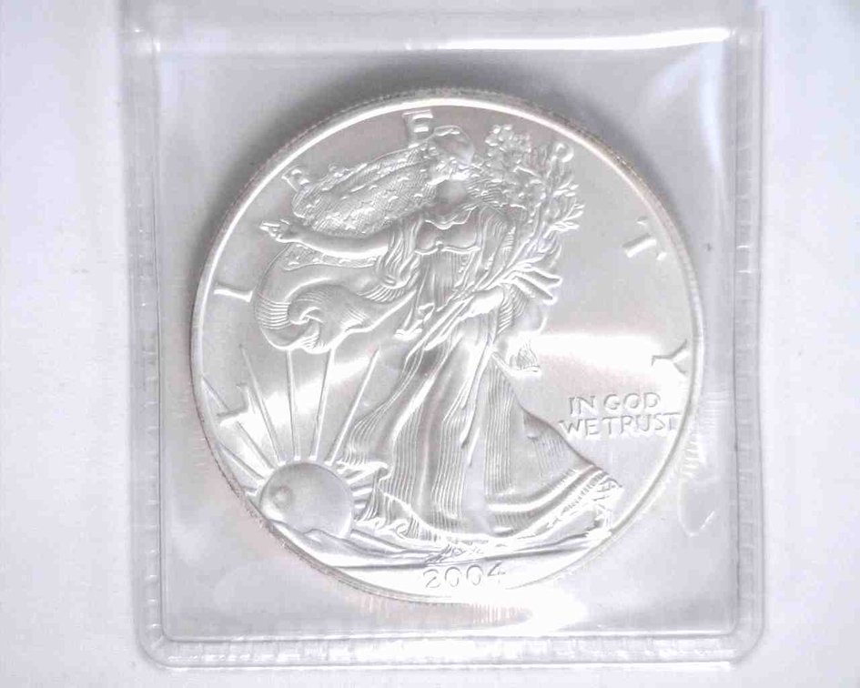 2004 US $1 Silver Eagle