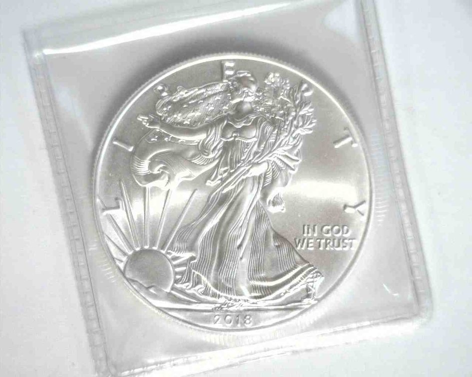 2018 US $1 Silver Eagle