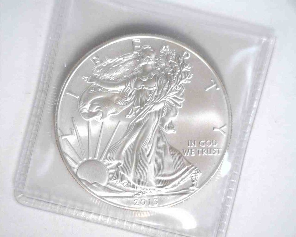 2013 US $1 Silver Eagle