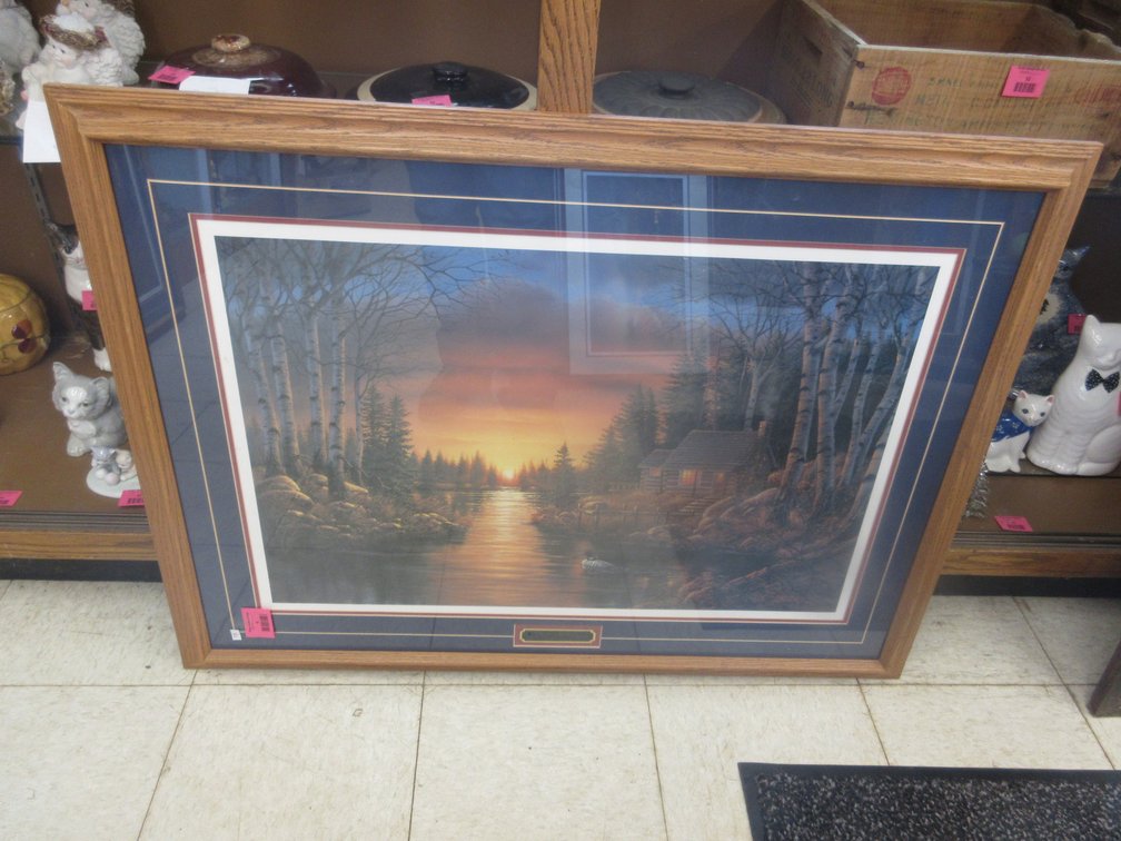 Signed print by Derk Hansen