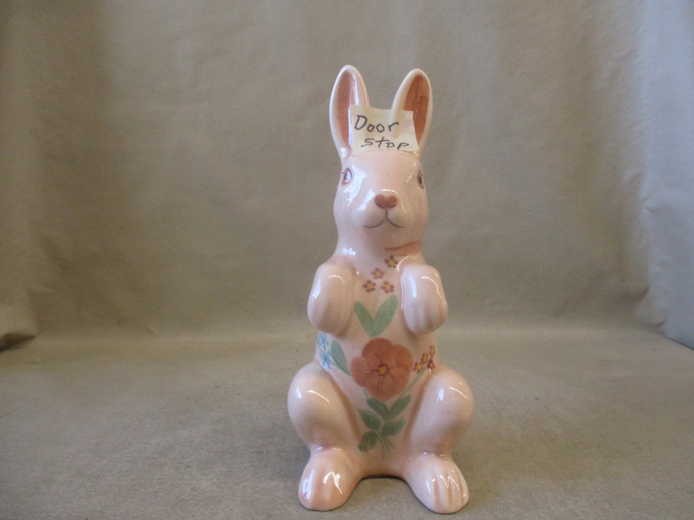 Ceramic Bunny door stop