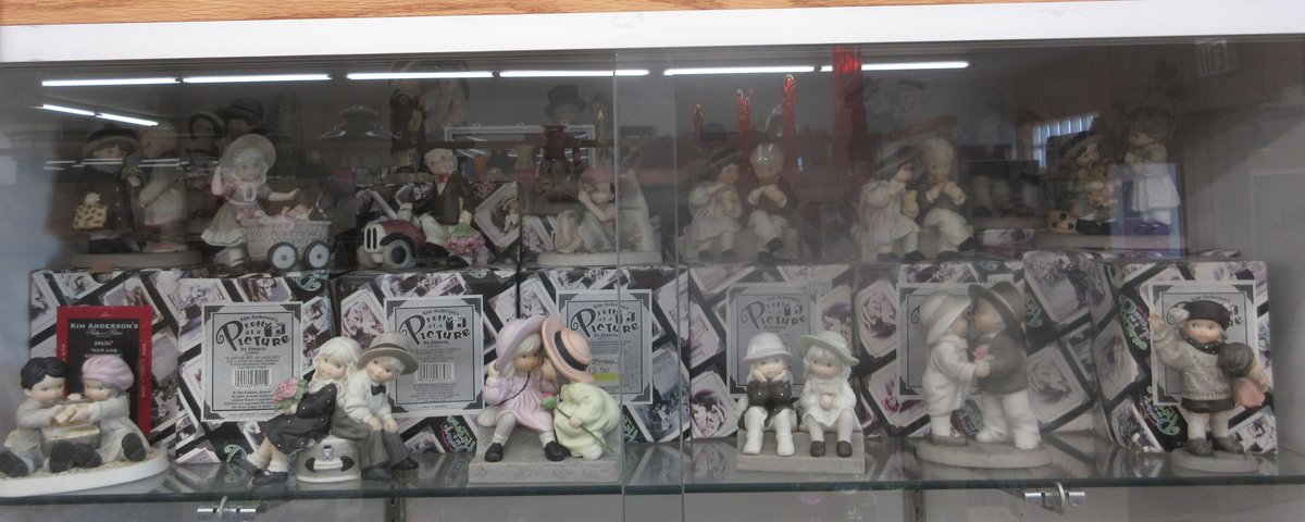 Group on shelf