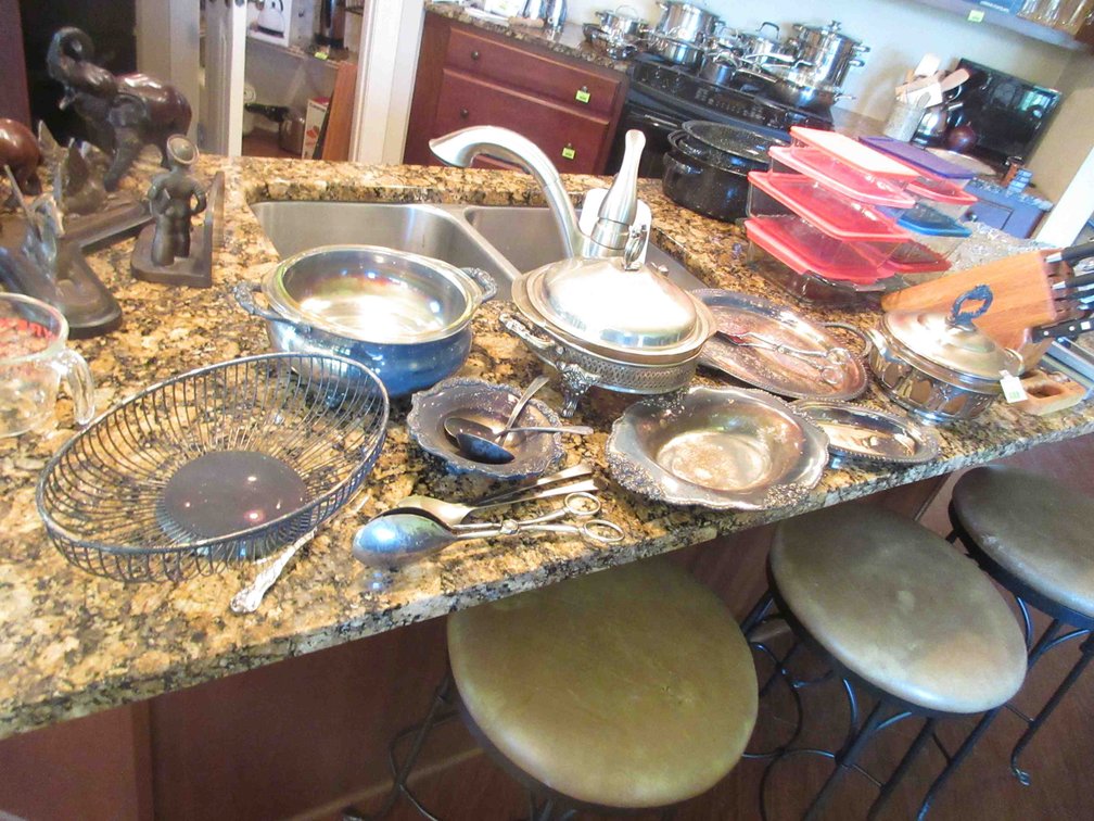 Group of silver plate