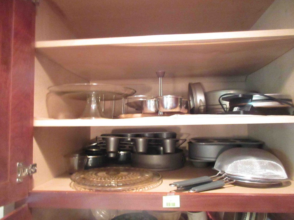 Contents of (2) shelves