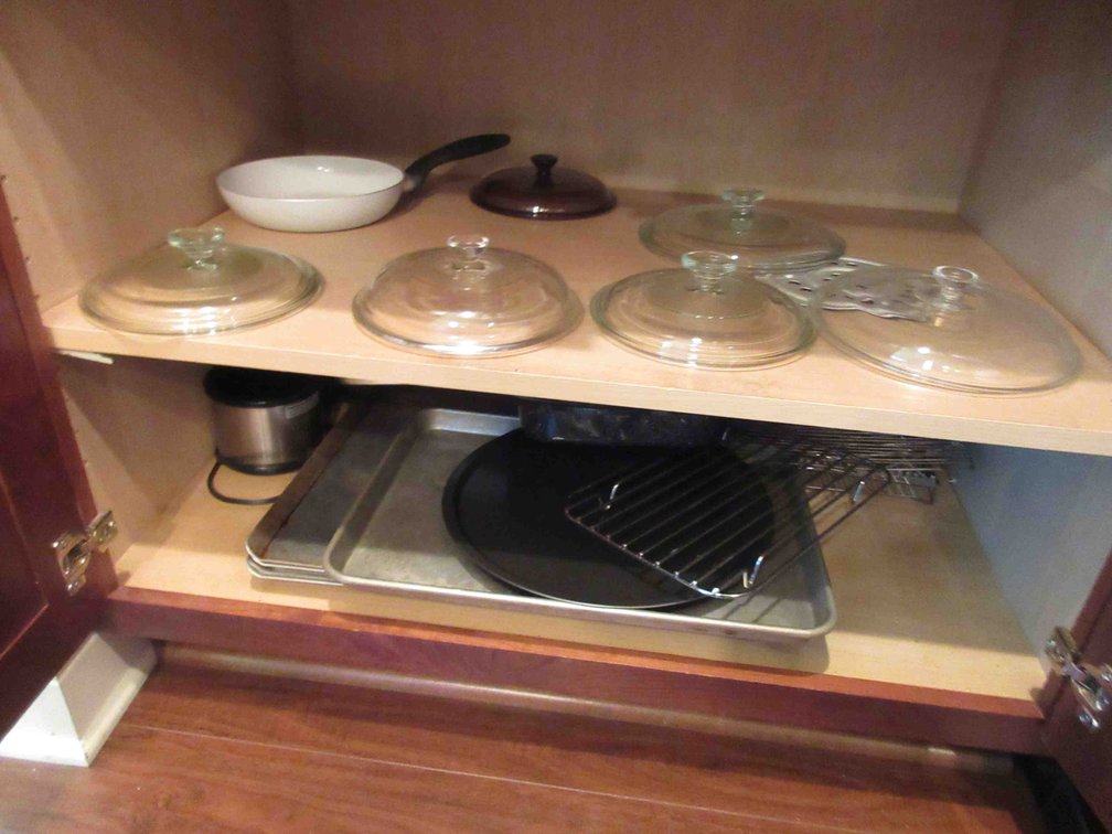 Contents of (2) shelves