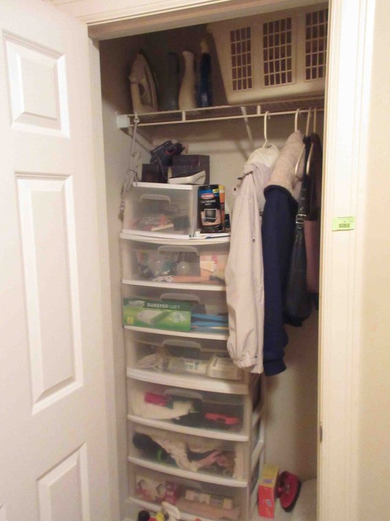 Contents of closet