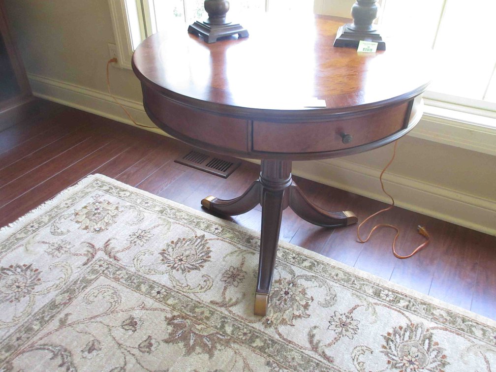 Schnadig parlor table with drawer