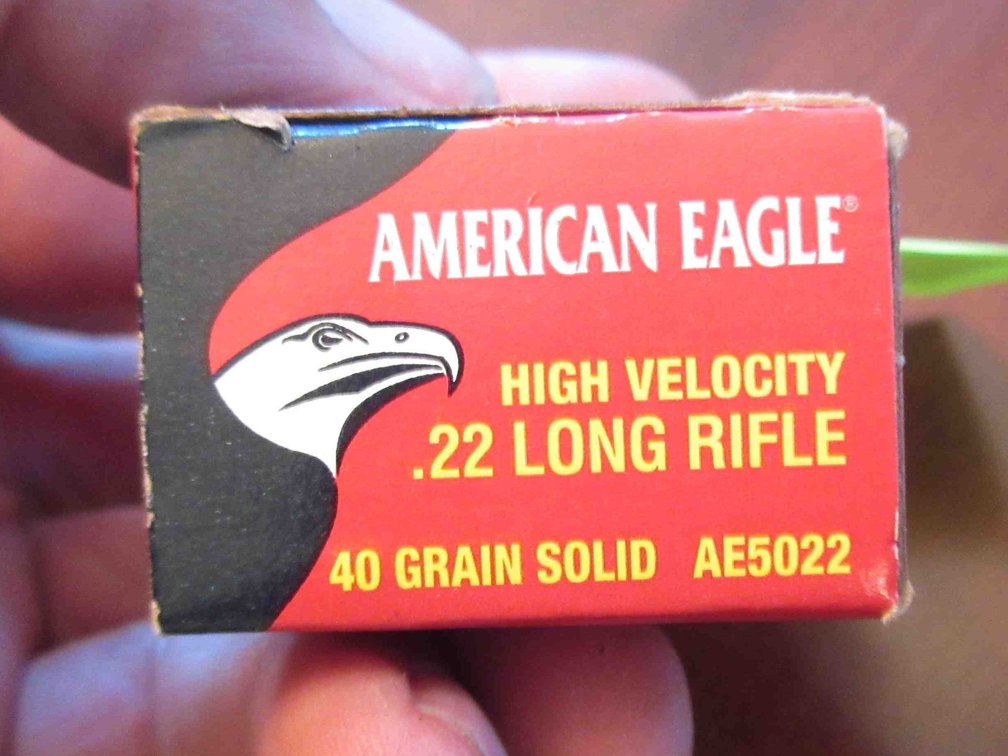 (50) Rounds of American Eagle .22LR ammunition