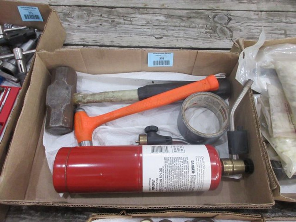 Flat of tools