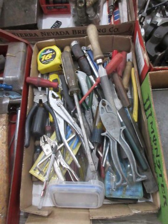 Flat of tools
