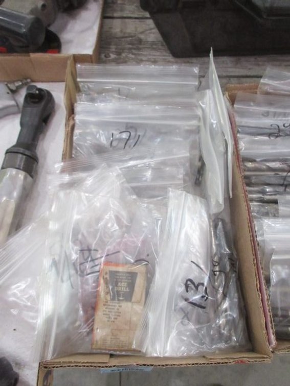 Flat of drill bits