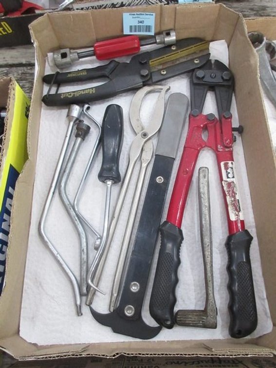 Flat of tools