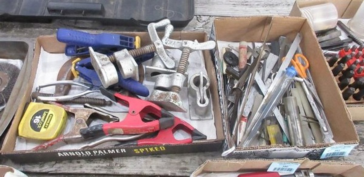 (2) Flats of tools