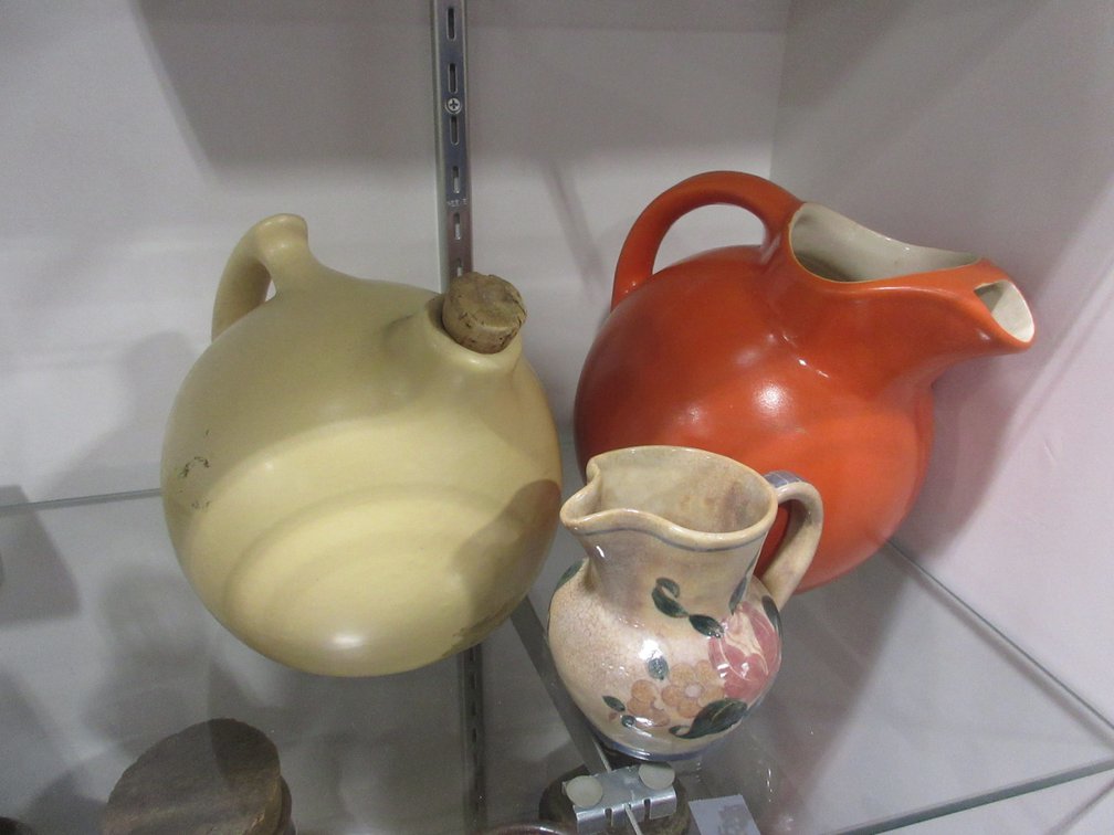 (3) Red Wing Art Pottery pitchers