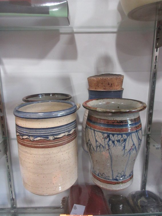 (4) Studio Pottery vases